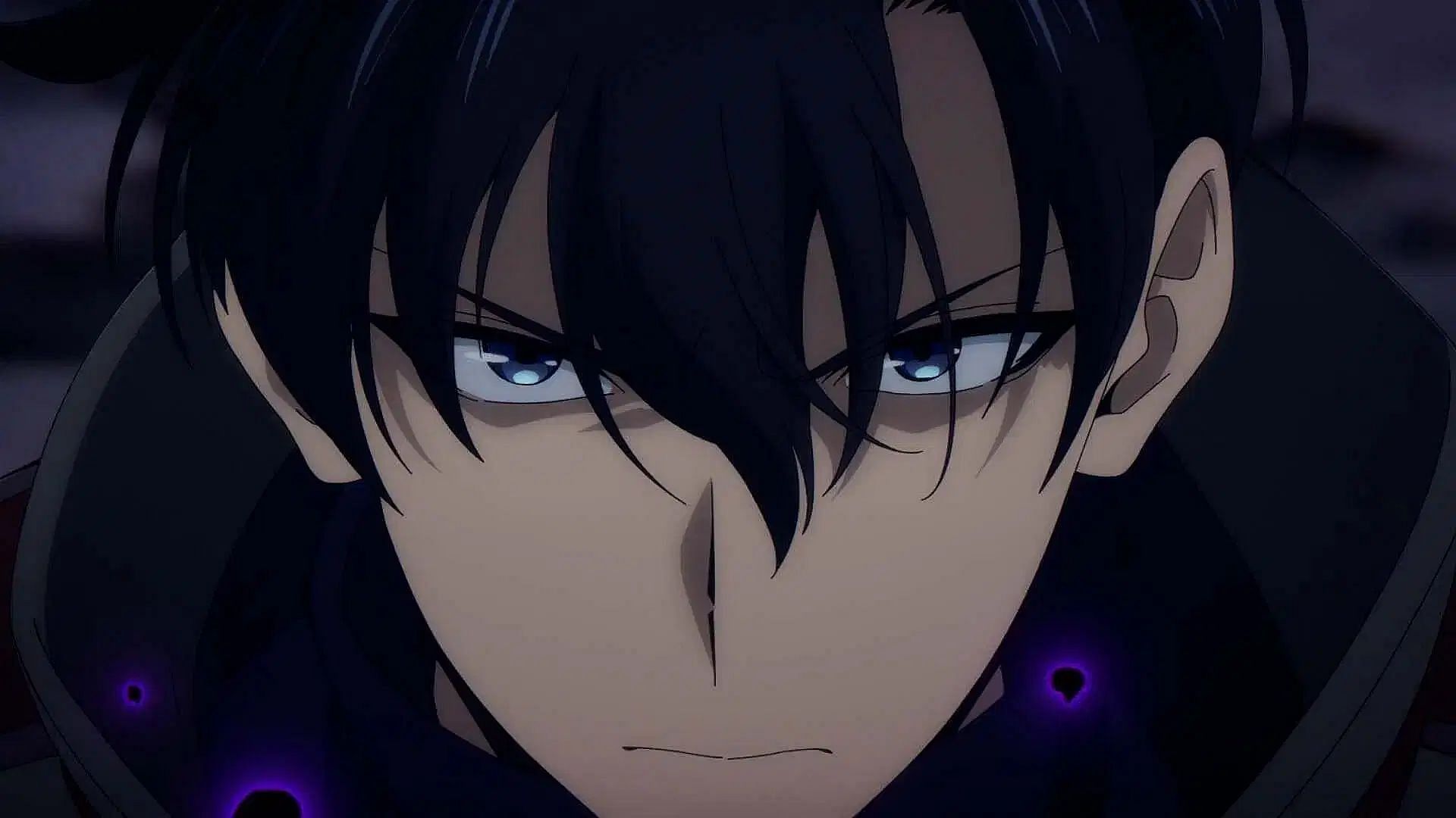 Sung Jinwoo as seen in the Solo Leveling anime (Image via A-1 Pictures).